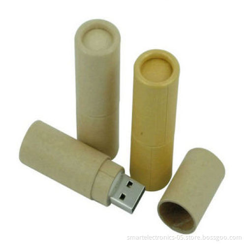 Paper USB Flash Drive with 64MB-128GB Capacity, Free Logo Printing, High Speed